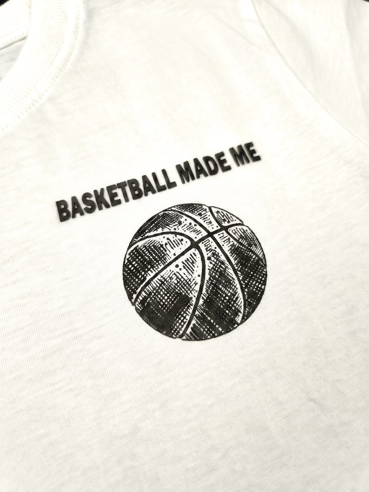 Basketball Made Me | Majica kratkih rukava za dječake - opušteni kroj