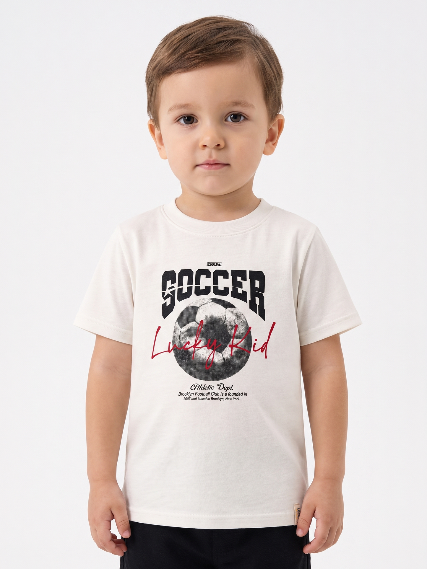 White Soccer | Majica kratkih rukava za dječake - klasični kroj