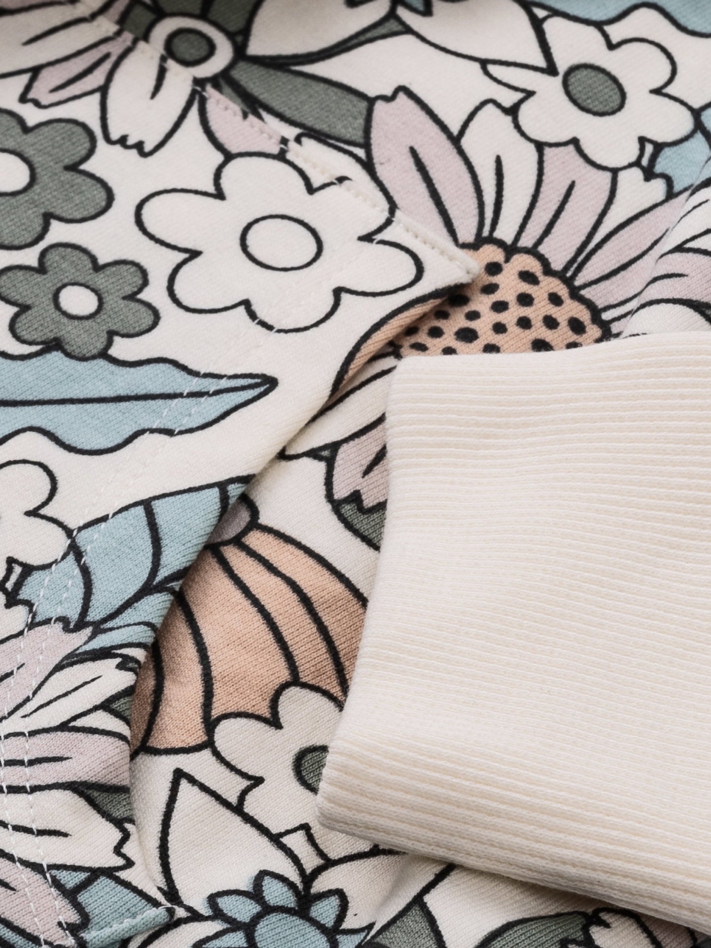 Majica s kapuljačom za djevojčice | Flowers