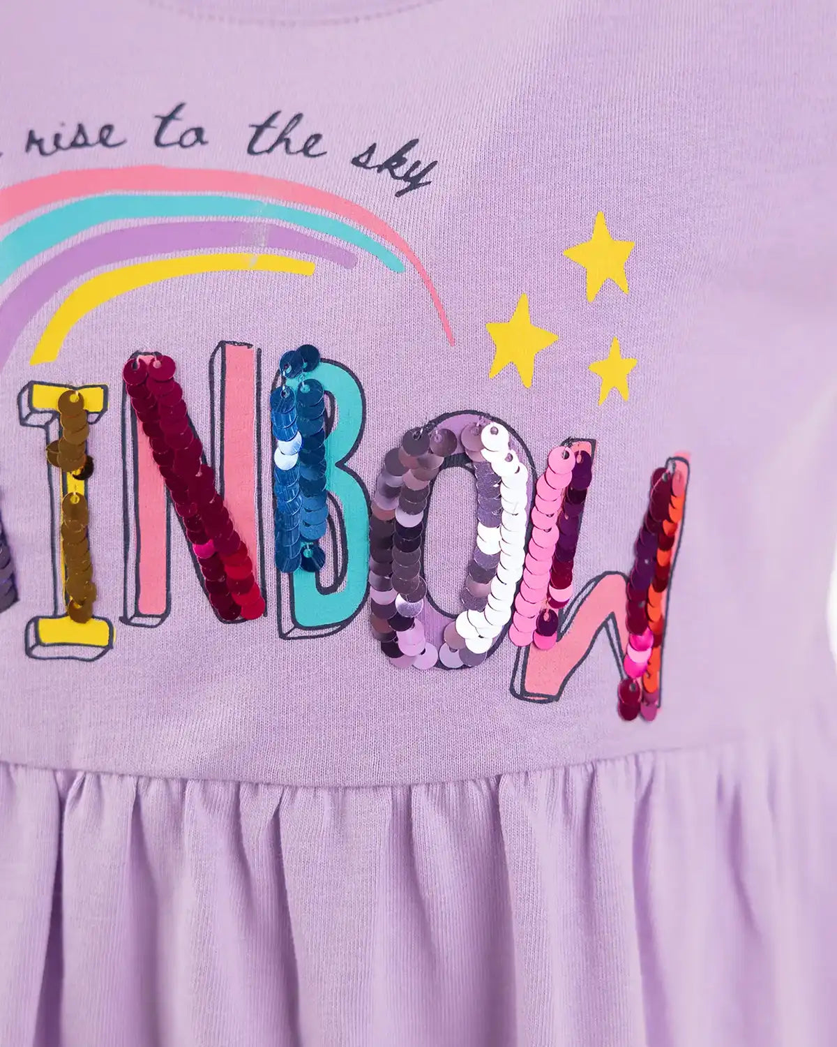 Haljina za djevojčice | Purple Rainbow