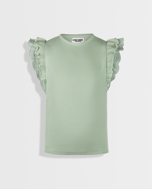 Celadon Green | Majica kratkih rukava za djevojčice