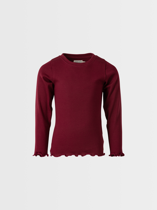 Berry Red | Majica dugih rukava za djevojčice