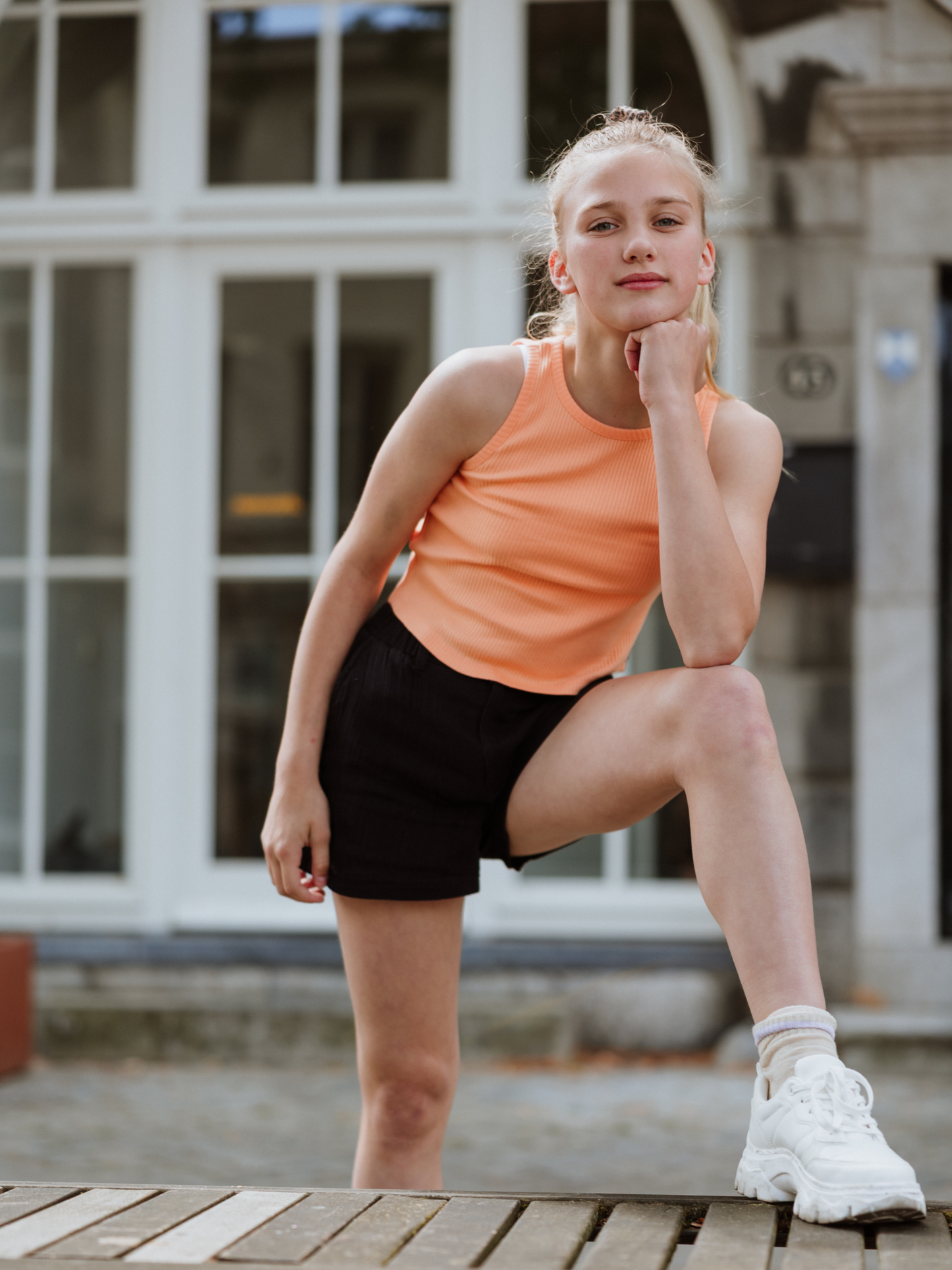 Orange Power | Majica na naramnice za djevojčice