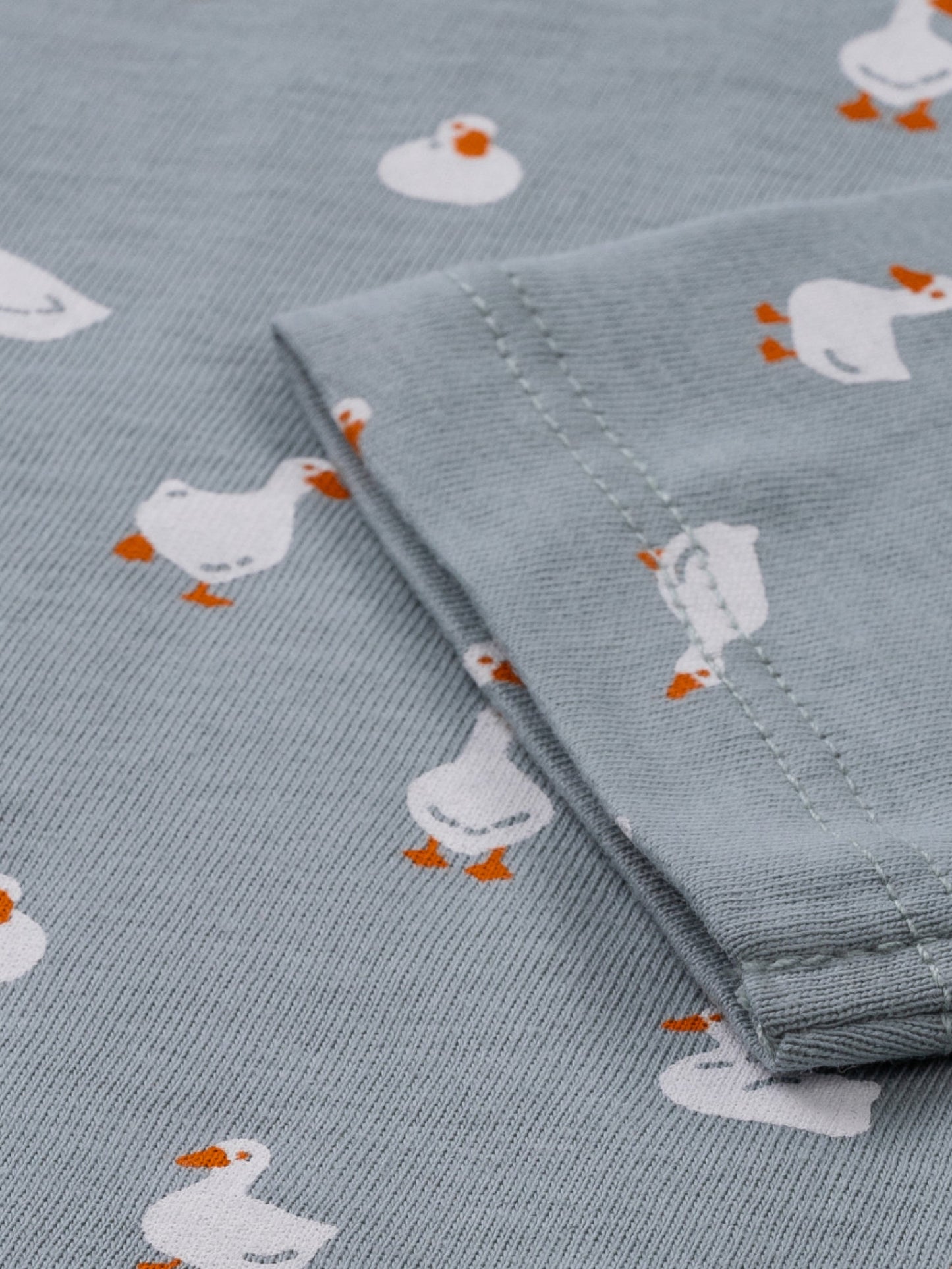 Majica dugih rukava za djevojčice | Grey Mist Ducks