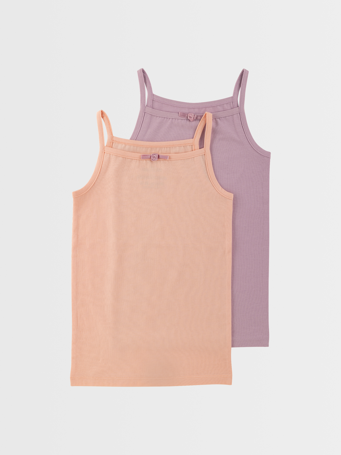 Roza + ljubičasta | Djevojačka potkošulja (2x)