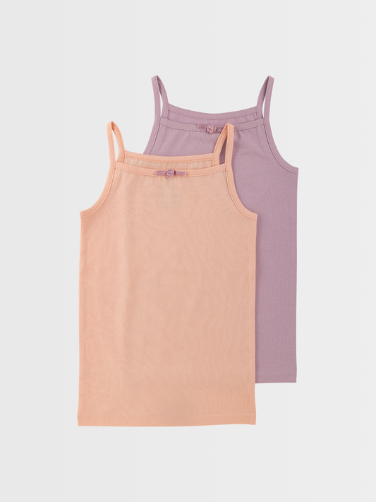 Roza + ljubičasta | Djevojačka potkošulja (2x)