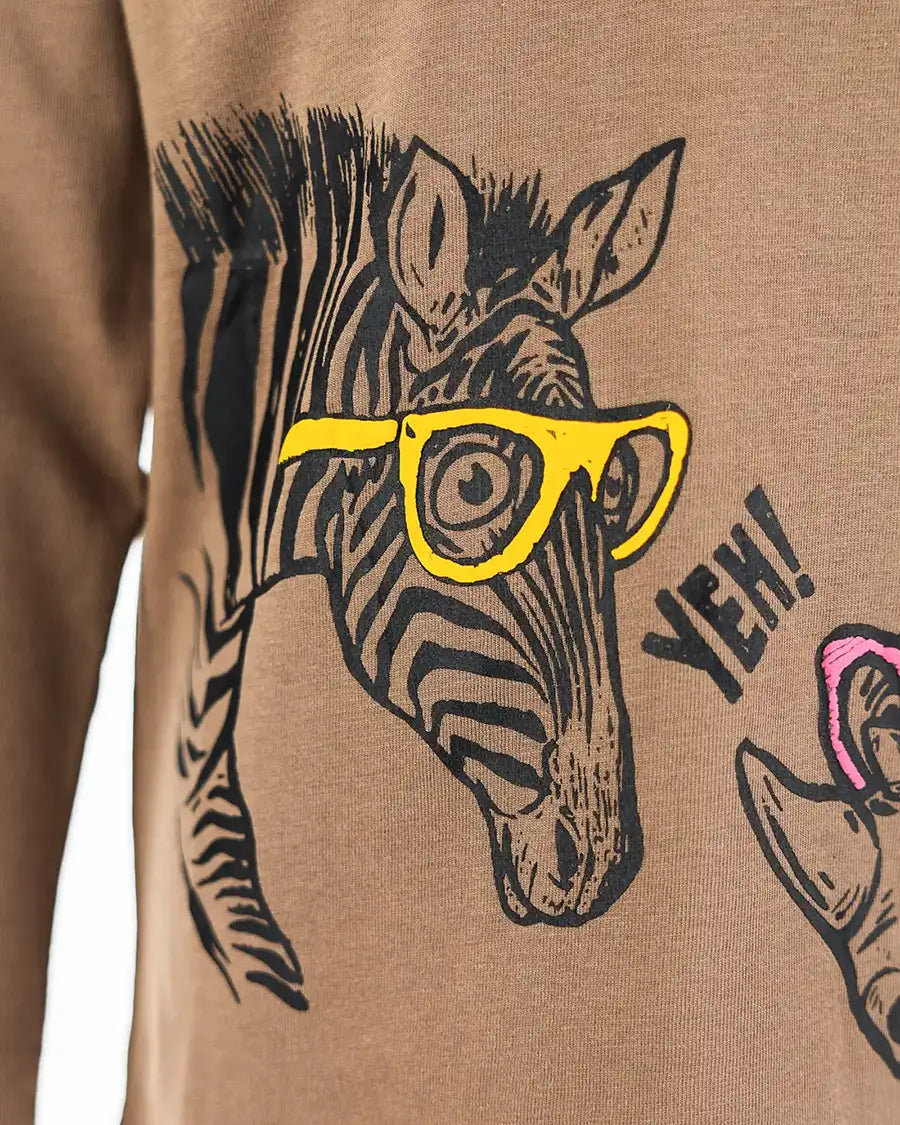 Majica dugih rukava za dječake | Safari