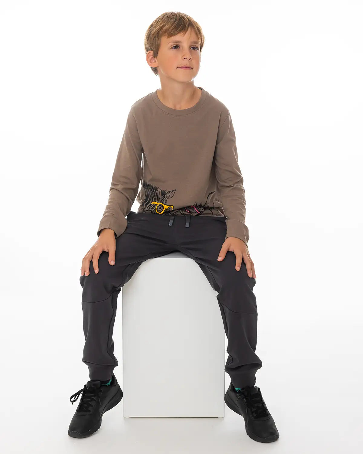 Majica dugih rukava za dječake | Safari