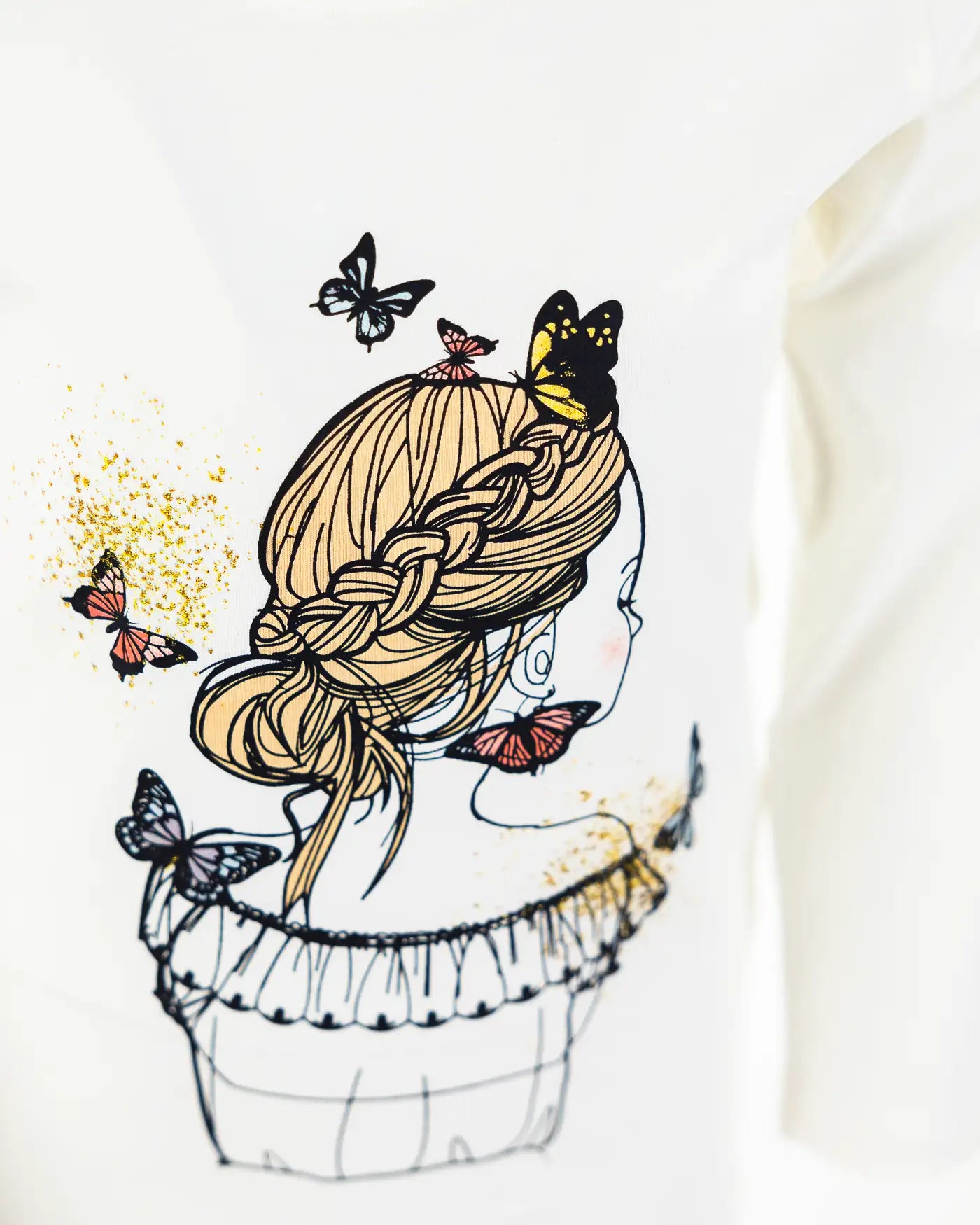 Majica dugih rukava za djevojčice | Butterfly Lady