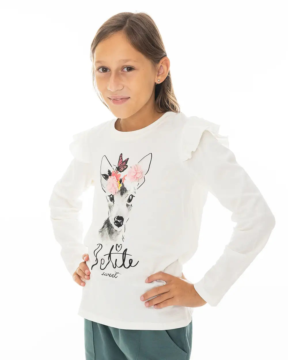 Majica dugih rukava za djevojčice | Cute Dear