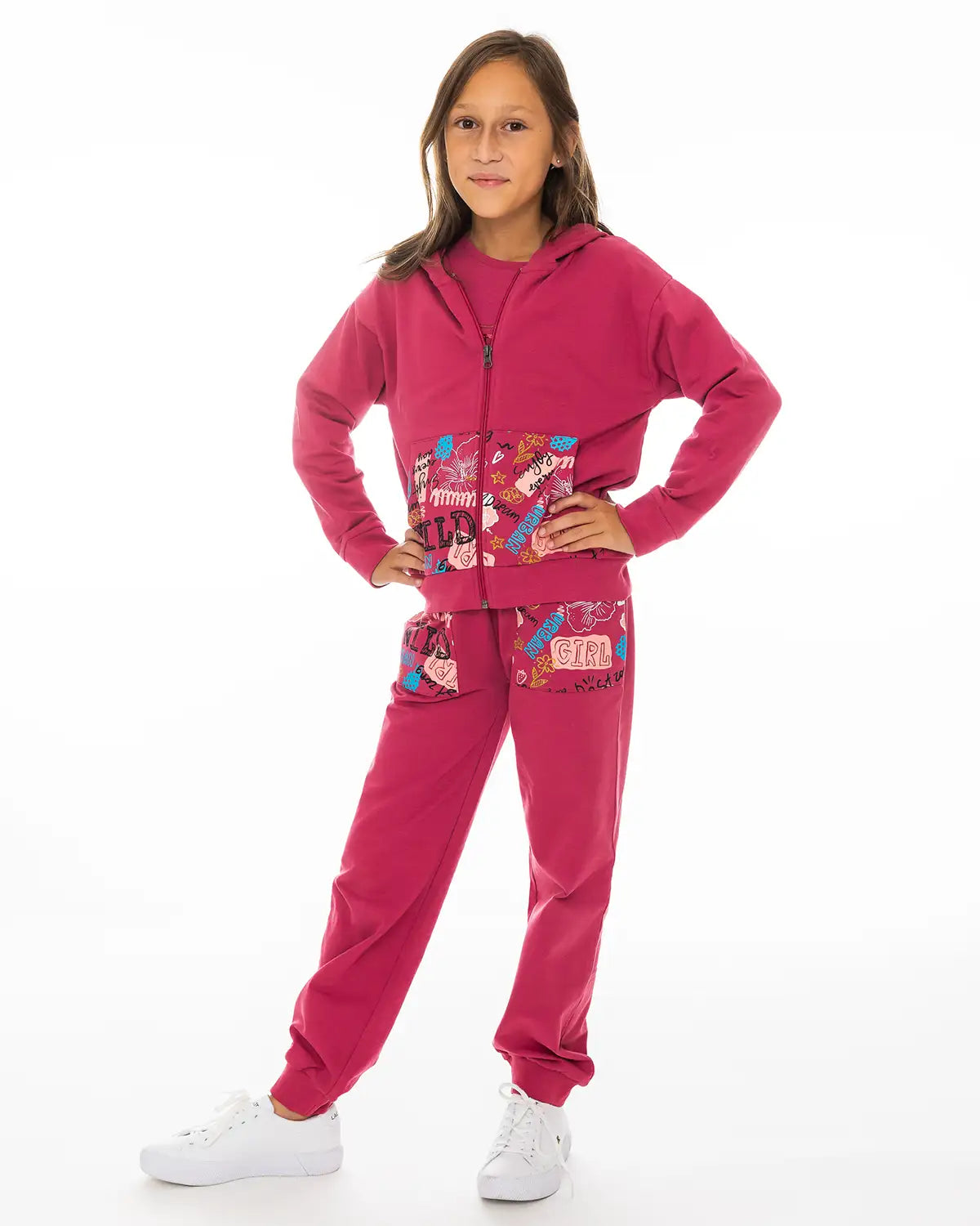 Majica s kapuljačom za djevojčice | Wild