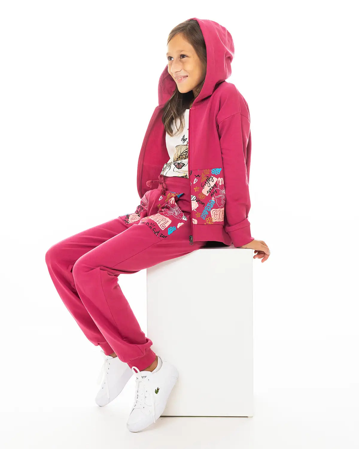 Majica s kapuljačom za djevojčice | Wild