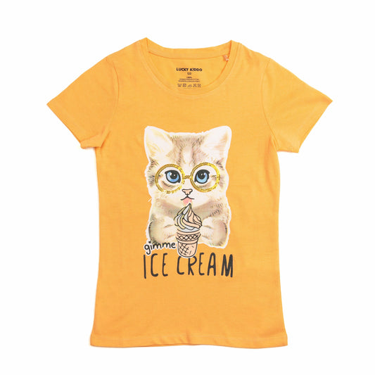 Majica za djevojčice | Yellow Cat