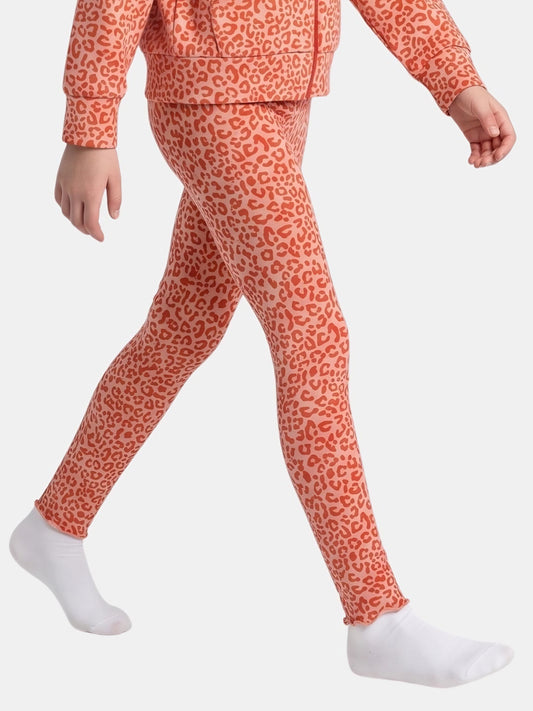 Peach Leo | Podstavljene tajice za djevojčice