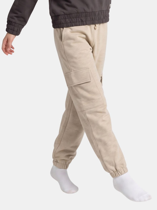 Beige Melange | Jogger hlače za djevojčice