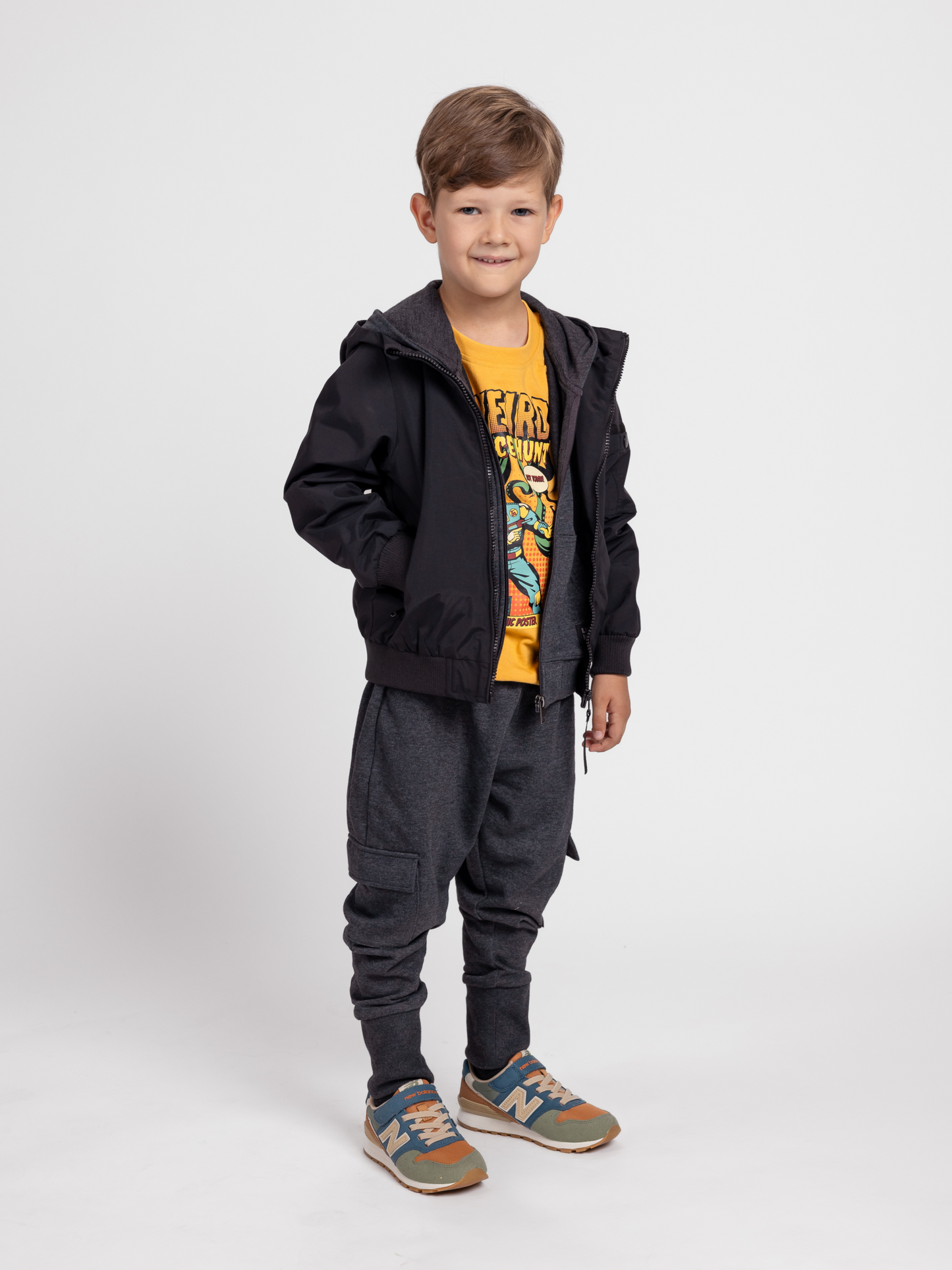 Star Dust Grey | Cargo trenirka za dječake