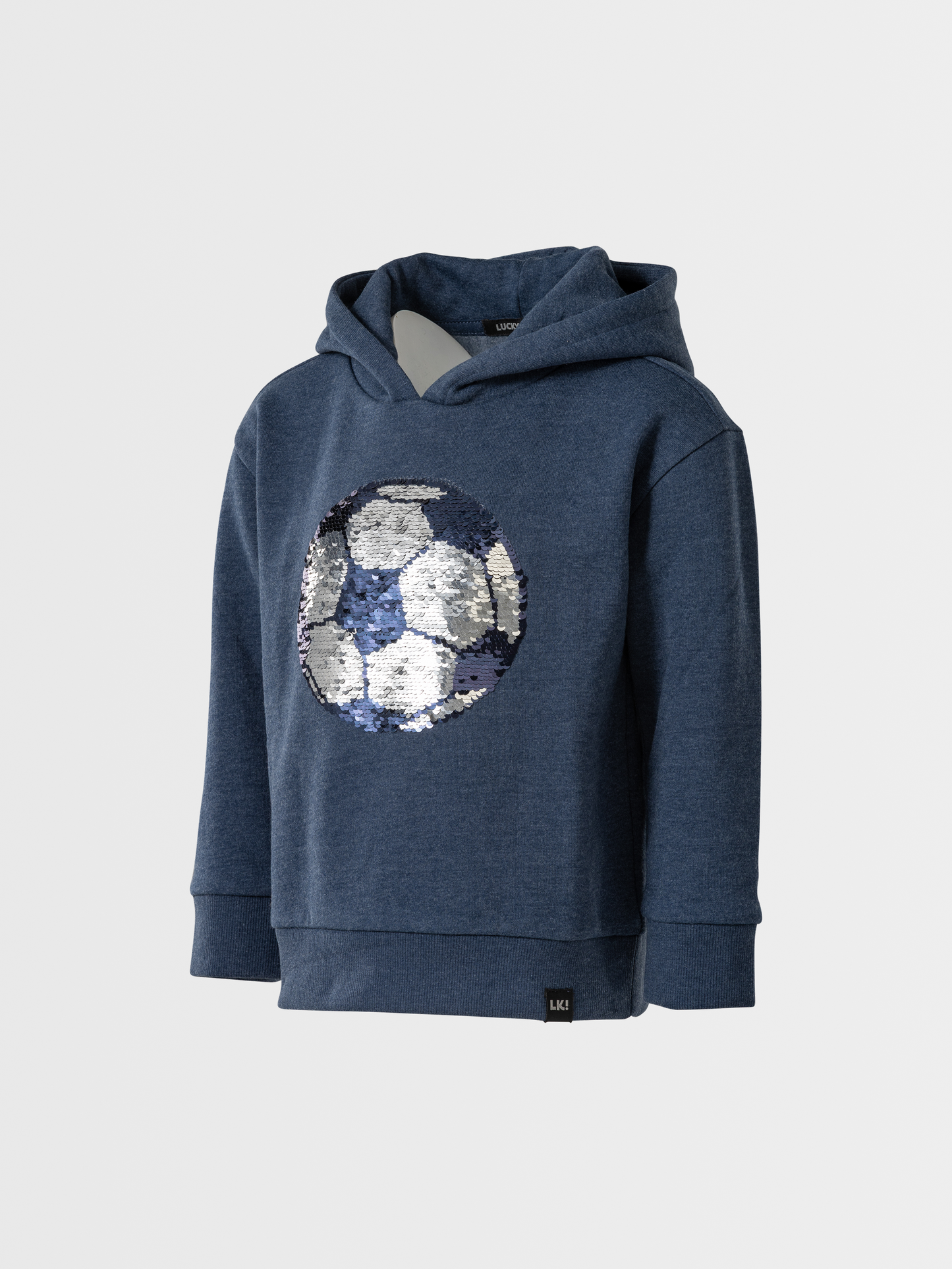 Blue Melange | Majica s kapuljačom za dječake