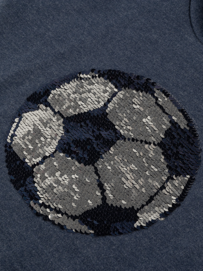 Blue Melange | Majica s kapuljačom za dječake