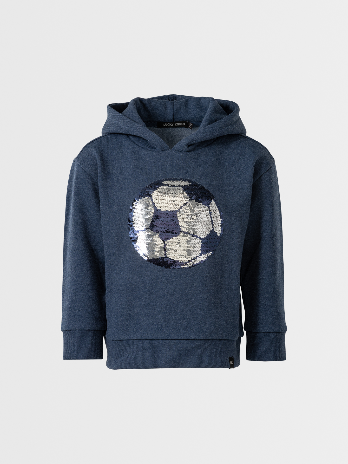 Blue Melange | Majica s kapuljačom za dječake