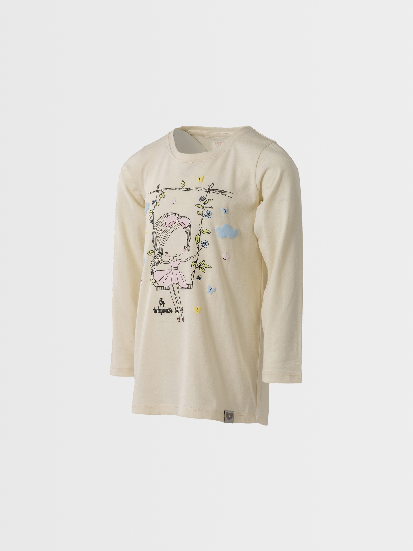 Fly to Happiness | Tunika dugih rukava za djevojčice