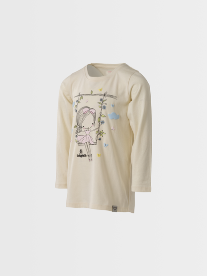 Fly to Happiness | Tunika dugih rukava za djevojčice