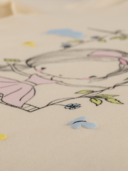 Fly to Happiness | Tunika dugih rukava za djevojčice