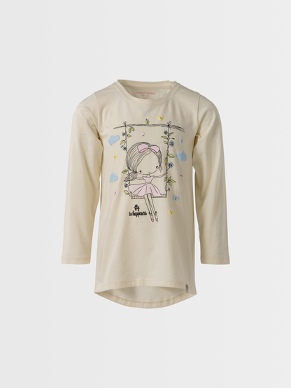 Fly to Happiness | Tunika dugih rukava za djevojčice