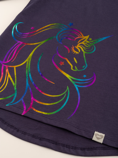 Rainbow Unicorn | Tunika dugih rukava za djevojčice
