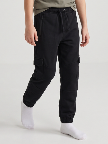 Onyx Cargo | Podstavljene cargo jogger hlače za dječake - klasični kroj