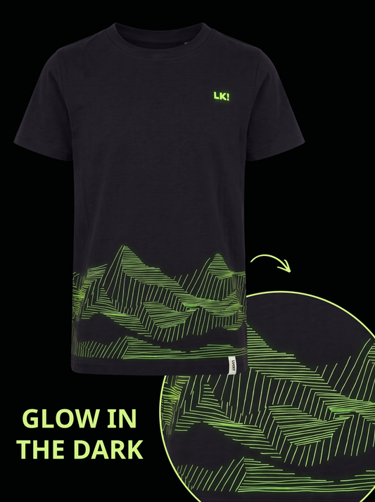 Glow Peaks | Majica kratkih rukava za dječake - klasični kroj