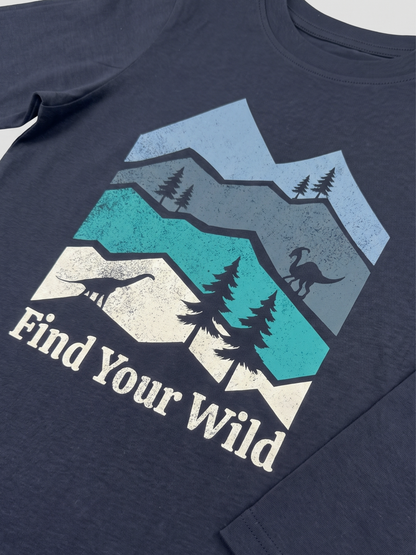 Find Your Wild | Majica dugih rukava za dječake - klasični kroj