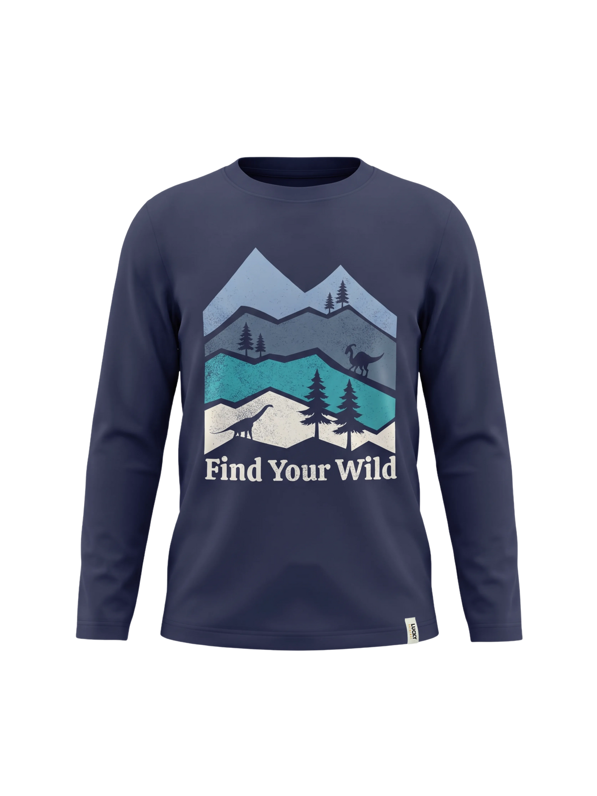 Find Your Wild | Majica dugih rukava za dječake - klasični kroj