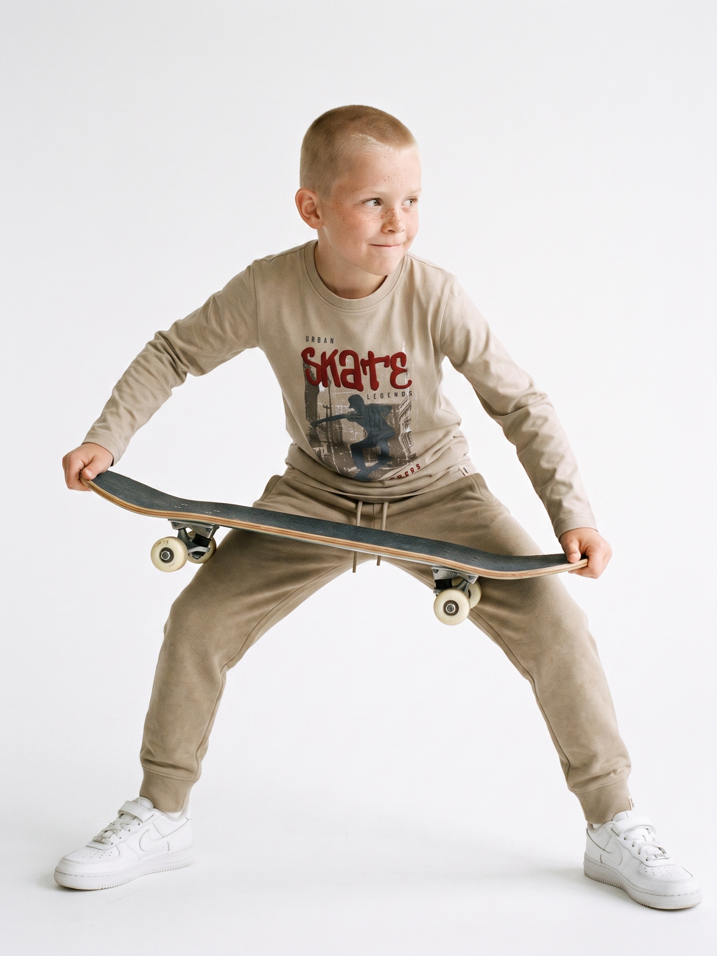Sand Skate | Majica dugih rukava za dječake - klasični kroj