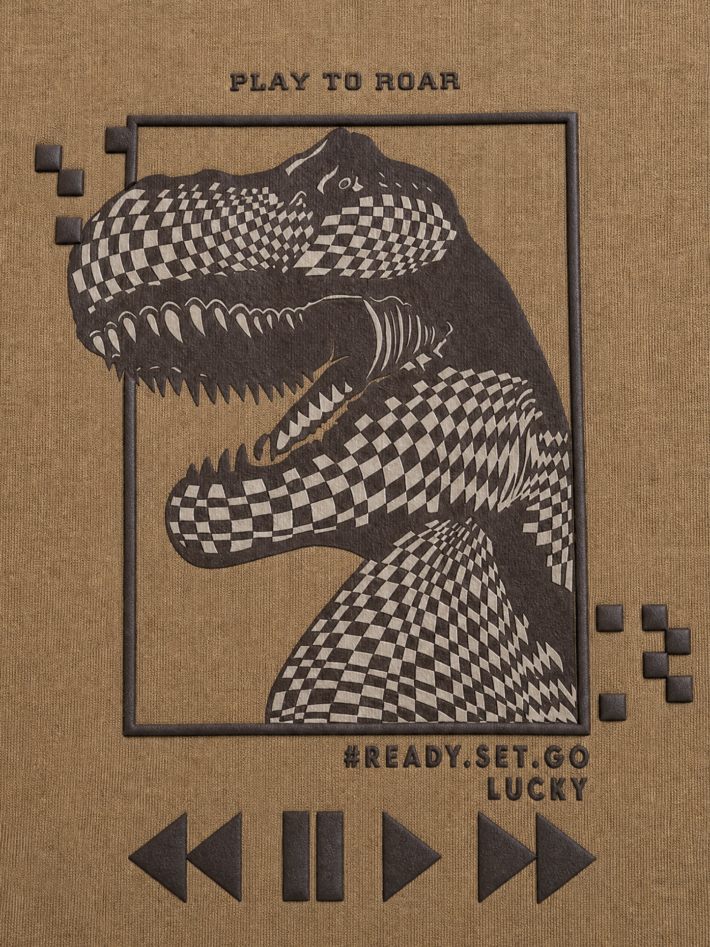 Cocoa Roar | Majica dugih rukava za dječake - klasični kroj