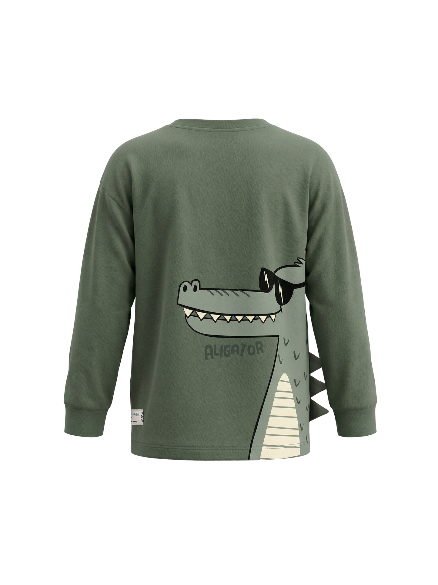 Sage Alligator | Majica dugih rukava za dječake - opušteni kroj