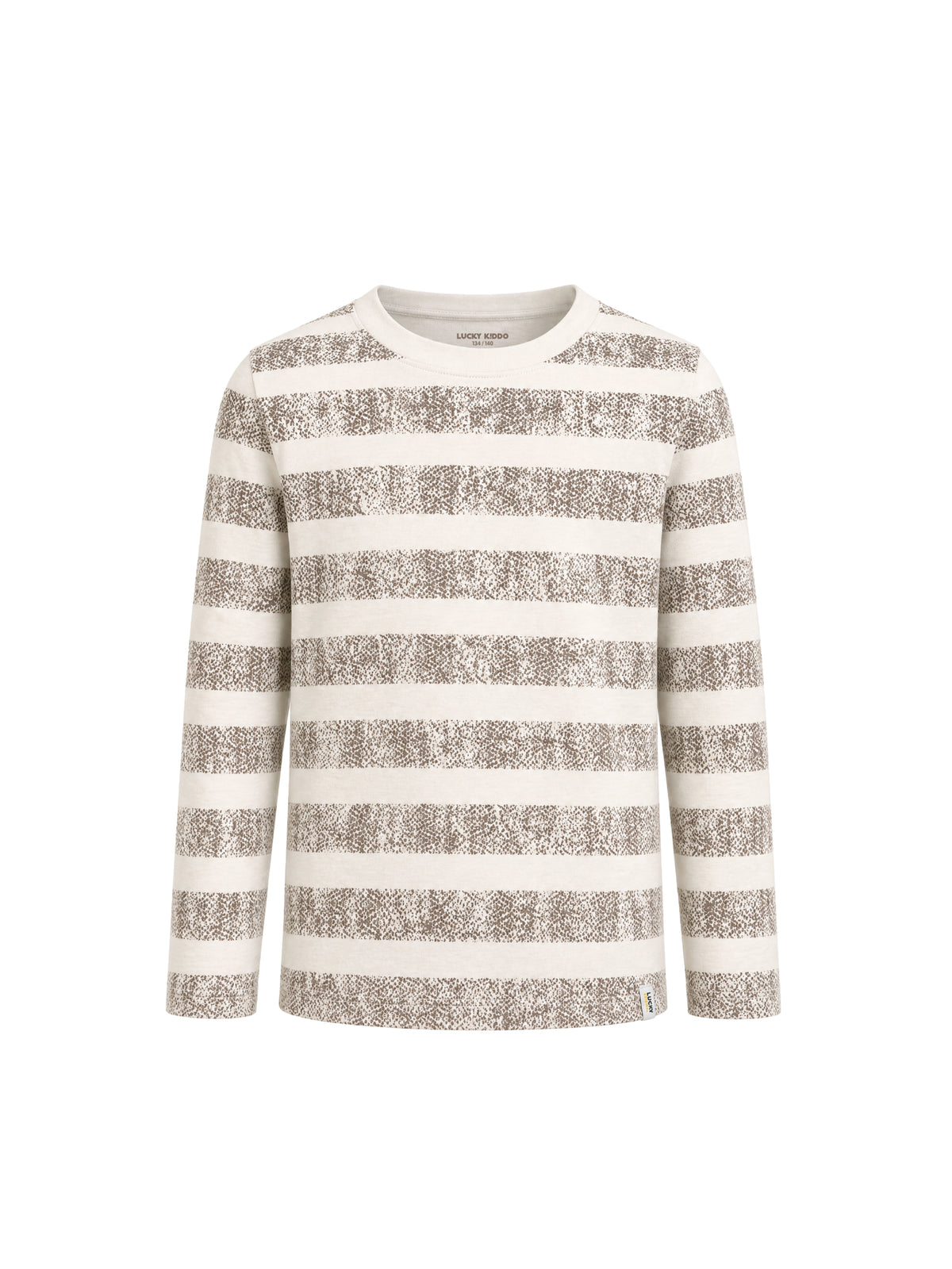 Cream Stripes | Majica dugih rukava za dječake - klasični kroj