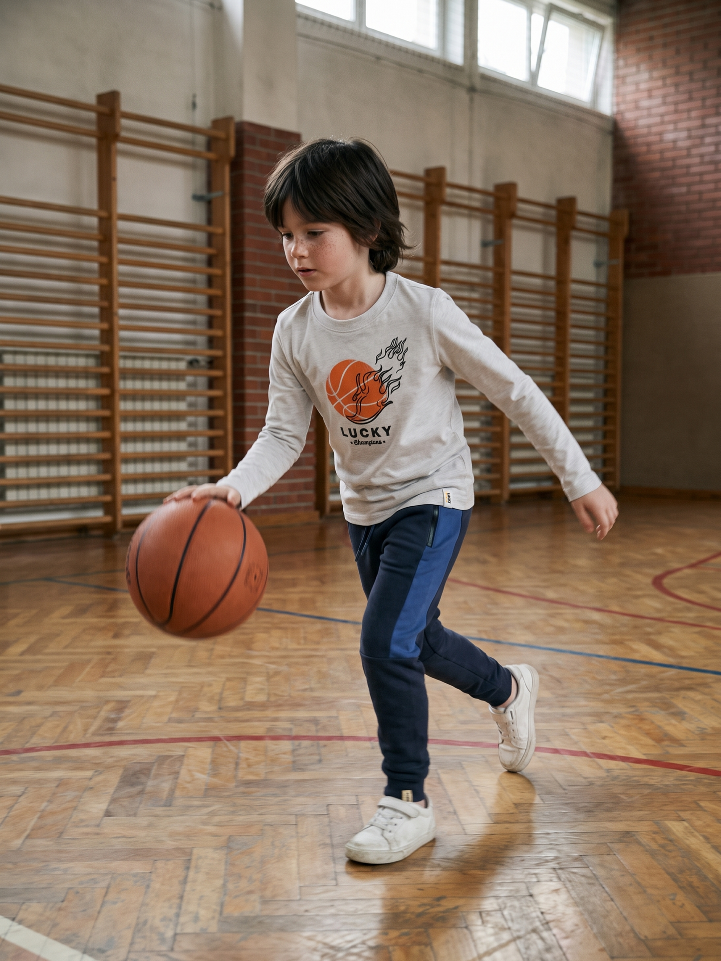 Silver Basket | Majica dugih rukava za dječake - klasični kroj