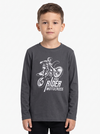 Iron Rider | Majica dugih rukava za dječake - klasični kroj