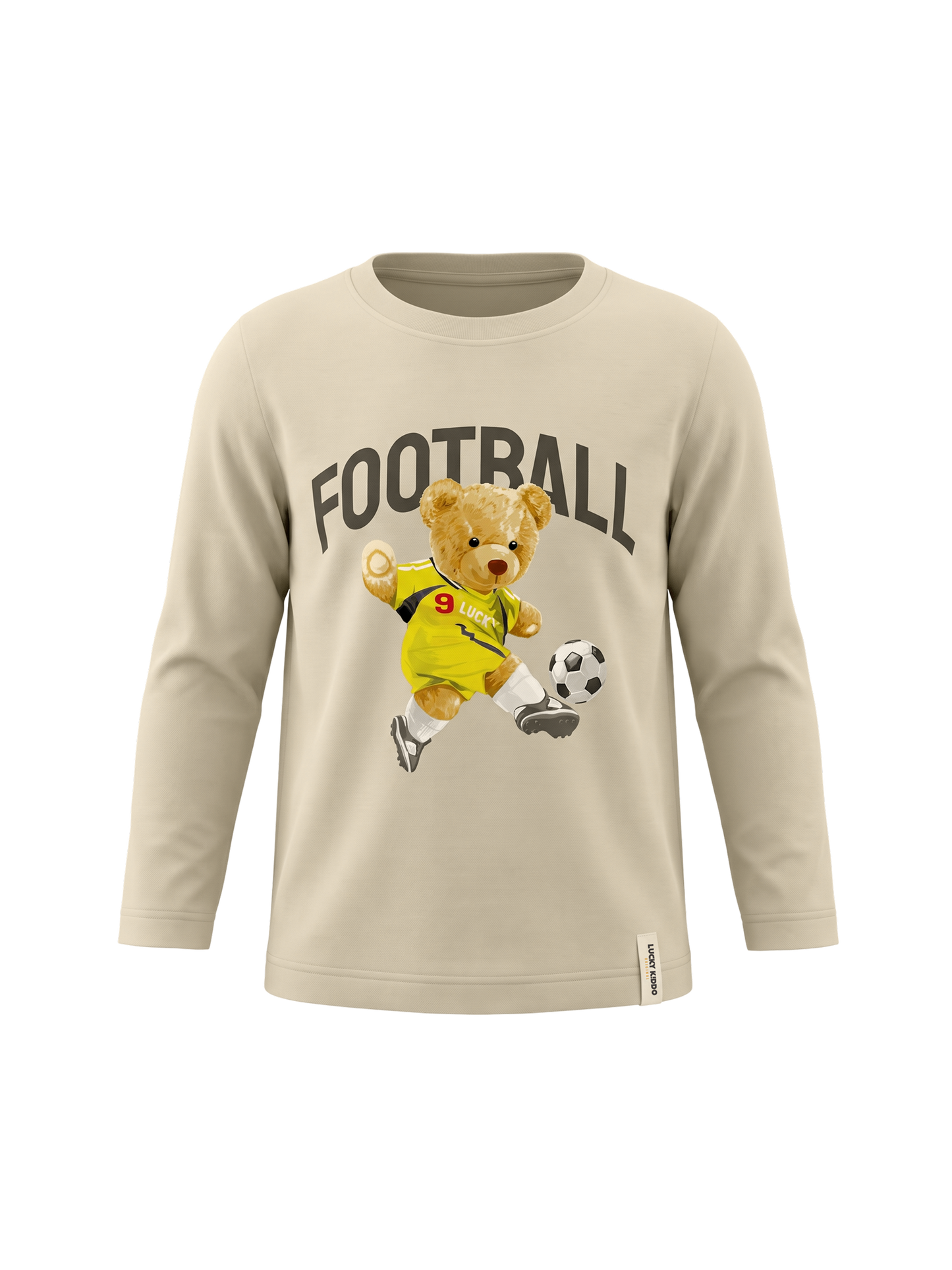 Sand Football Teddy | Majica dugih rukava za dječake - klasični kroj