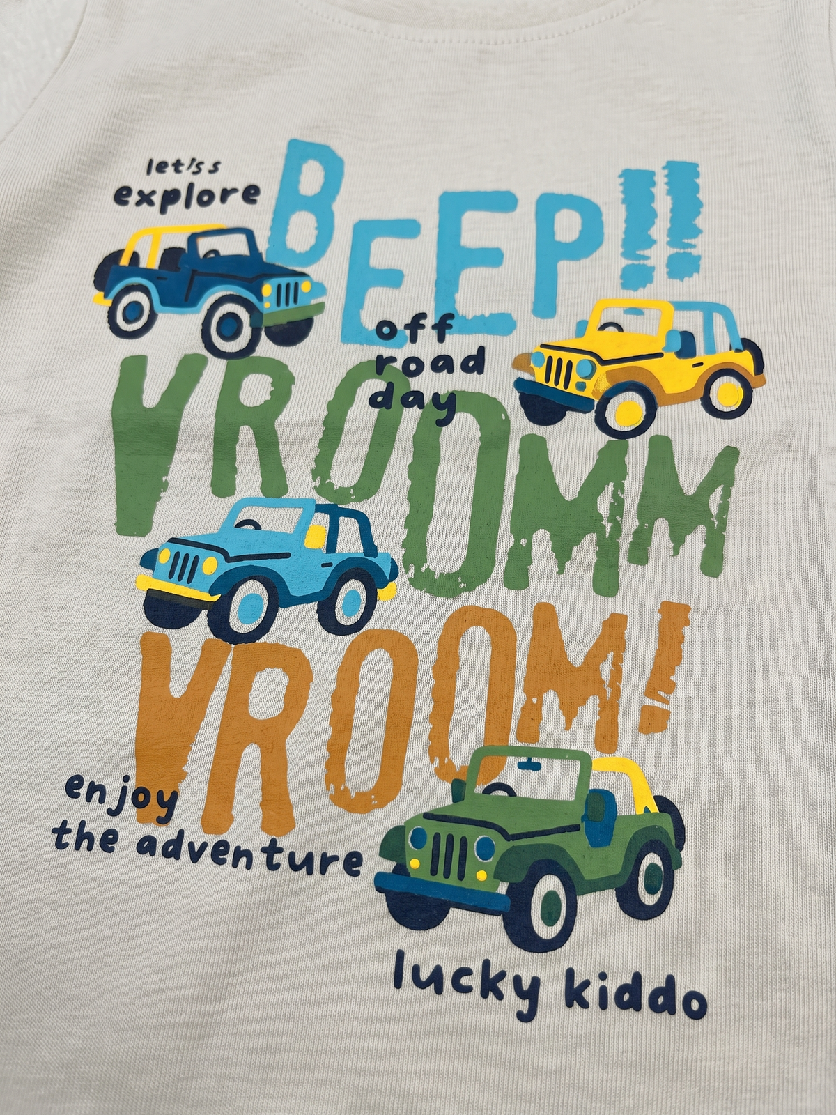Silver Vroom | Majica dugih rukava za dječake - klasični kroj
