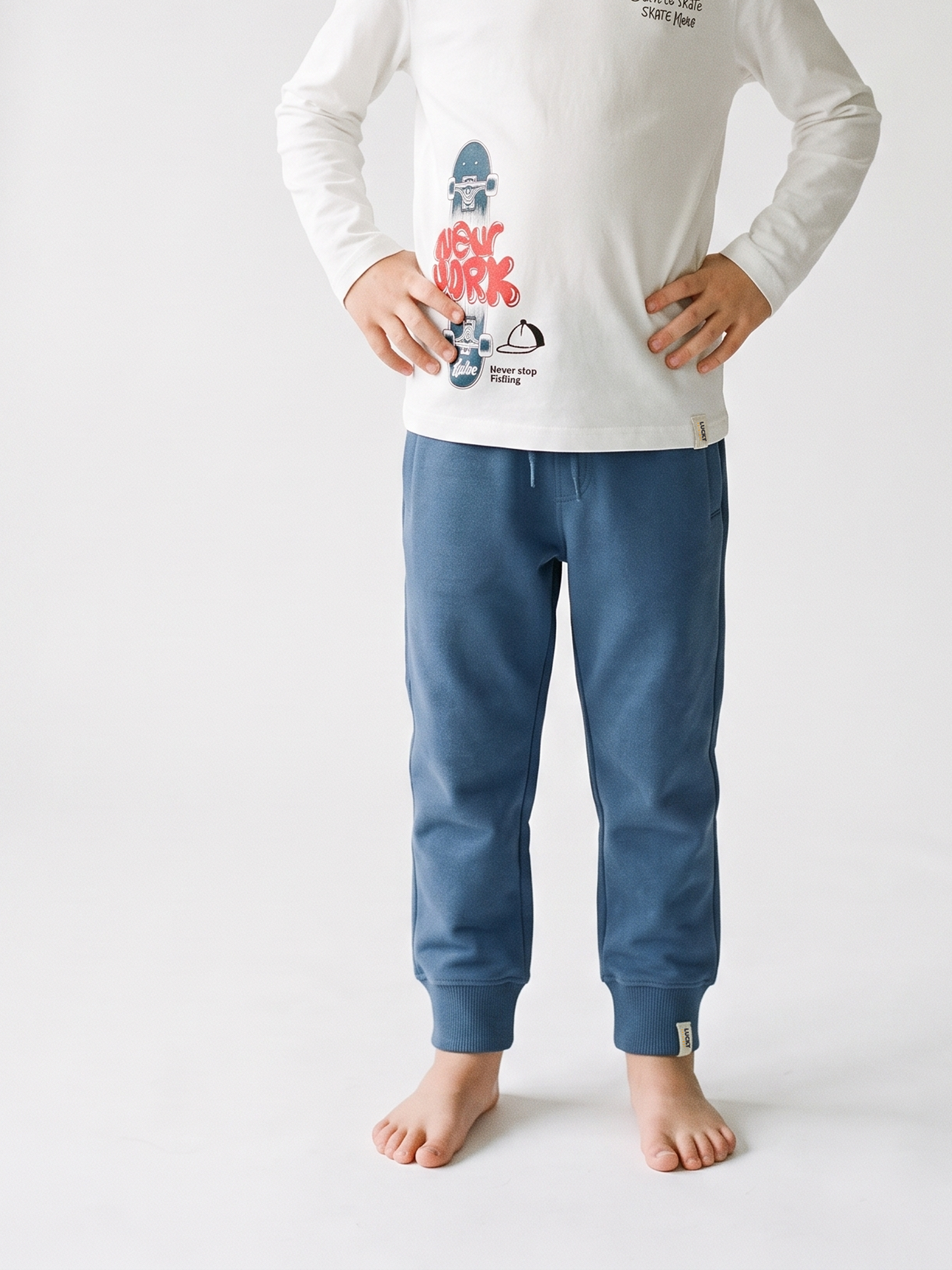 Navy Classic Vibe | Trenirka za dječake - klasični kroj