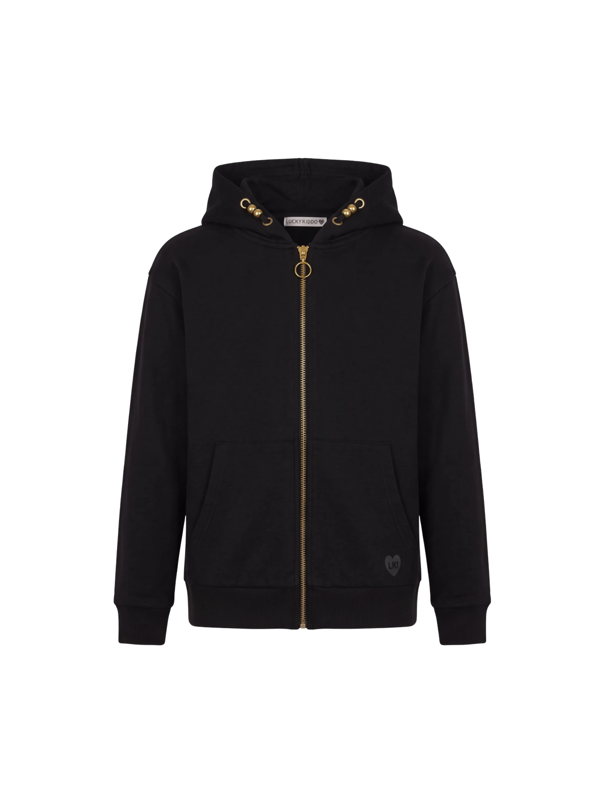 Moonless Zip | Sweater majica s kapuljačom i patentnim zatvaračem za djevojčice - klasični kroj