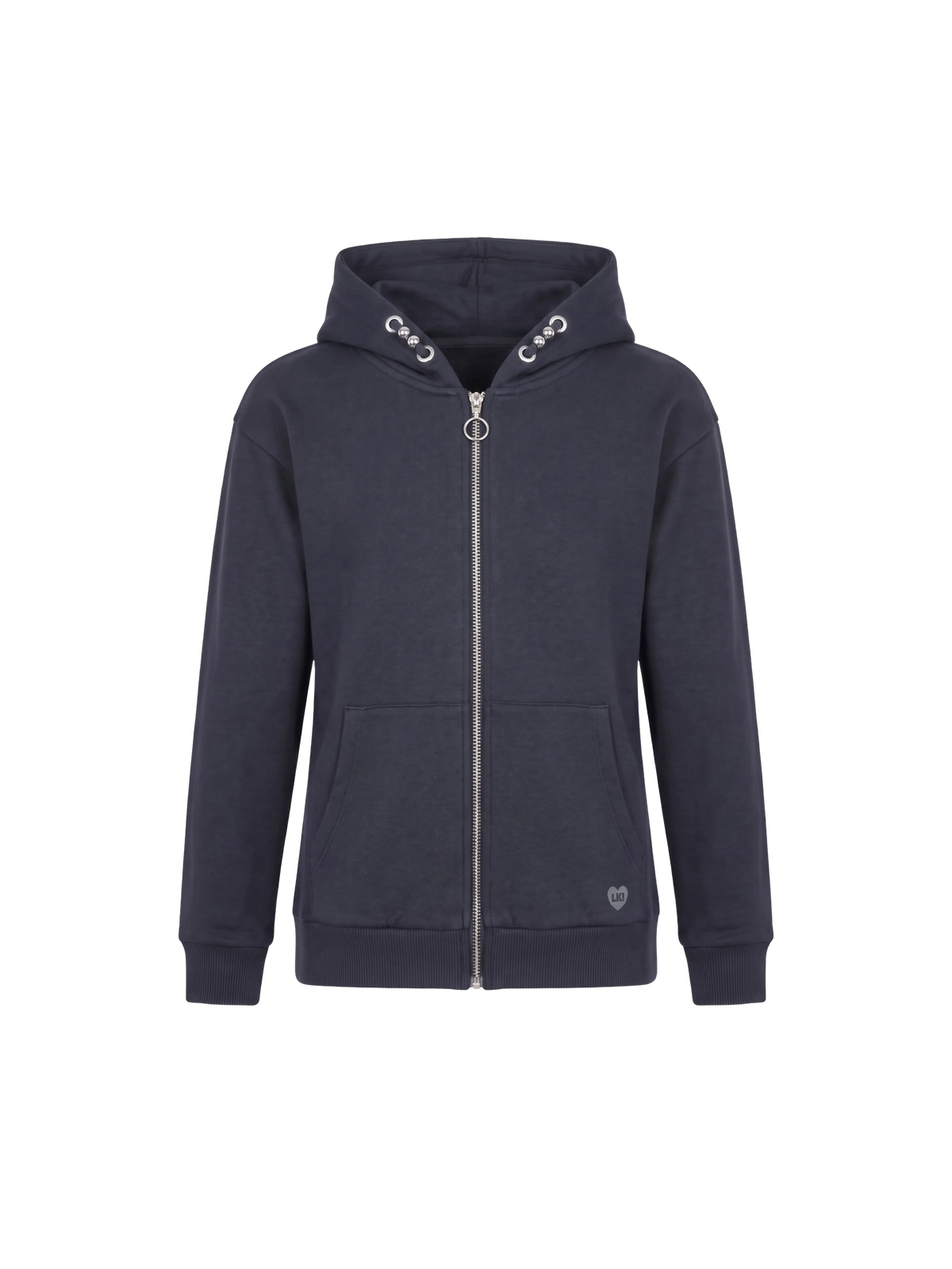 Polar Zip | Podstavljena sweater majica s kapuljačom i patentnim zatvaračem za djevojčice - klasični kroj