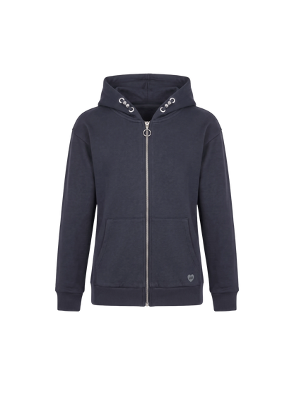 Polar Zip | Podstavljena sweater majica s kapuljačom i patentnim zatvaračem za djevojčice - klasični kroj