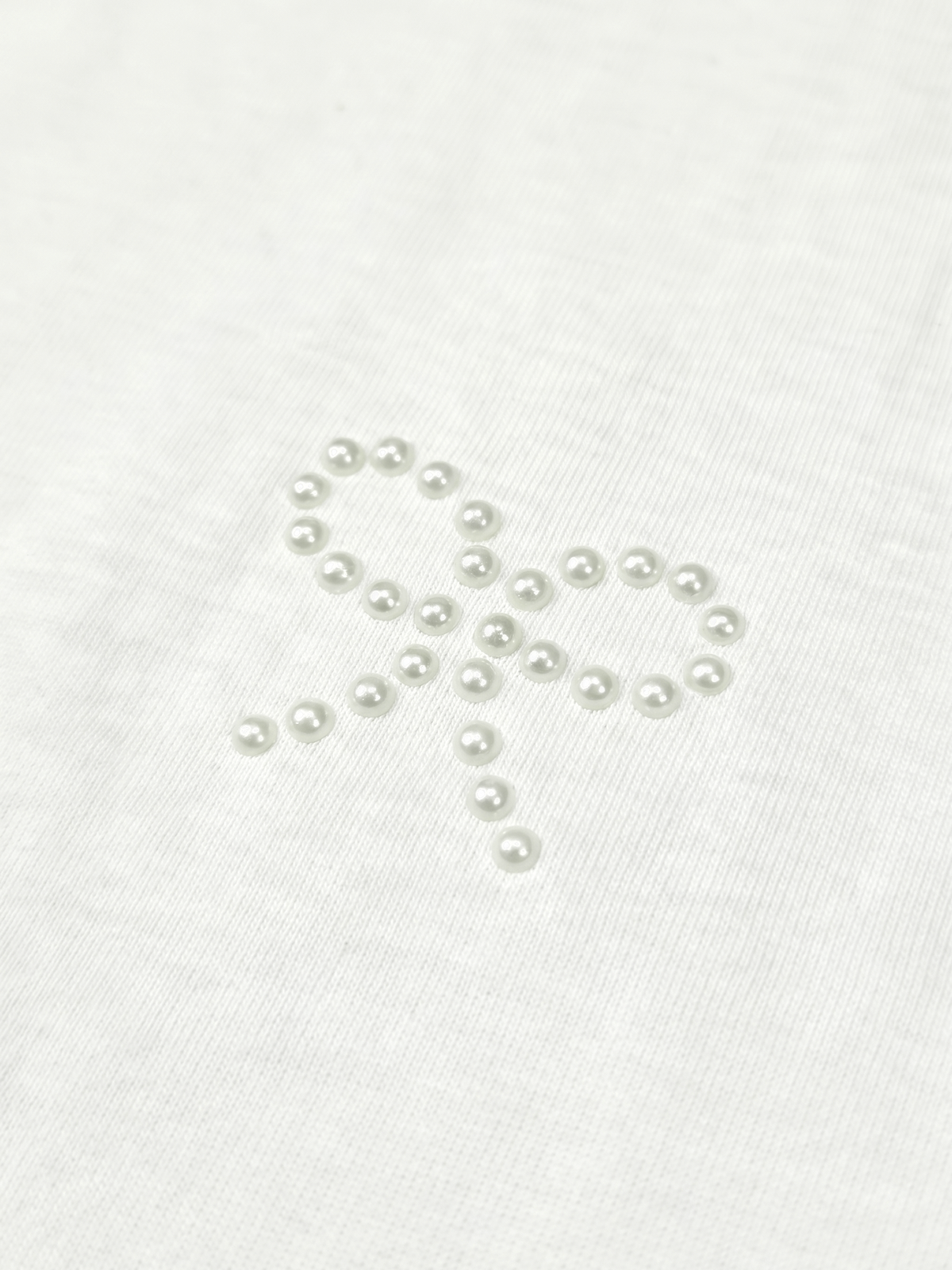 Pearl Bow | Majica kratkih rukava za djevojčice - opušteni kroj