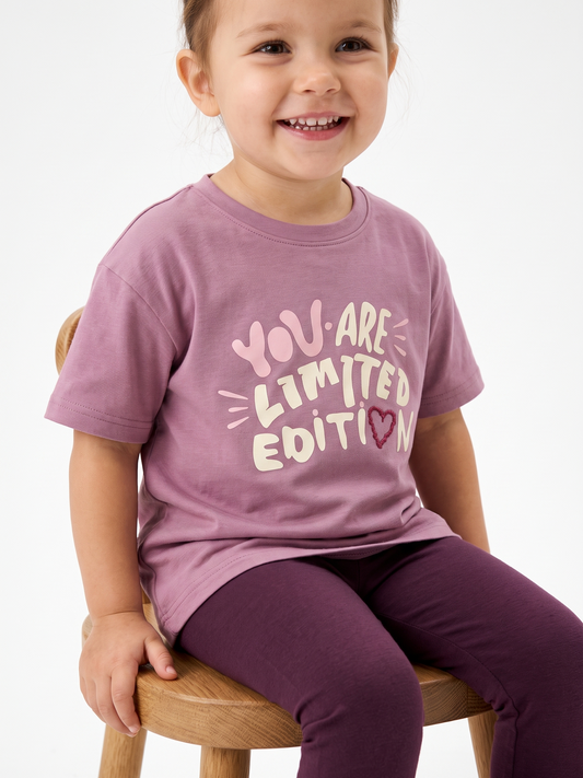 Lilac Limited Edition | Majica kratkih rukava za djevojčice - opušteni kroj