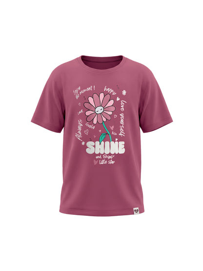 Raspberry Shine | Majica kratkih rukava za djevojčice - opušteni kroj
