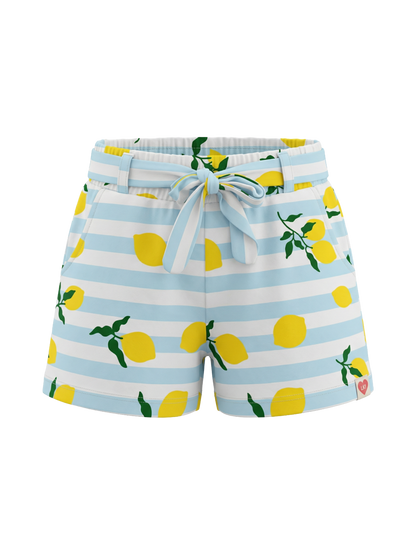 Lemon Stripe Breeze | Kratke hlače za djevojčice