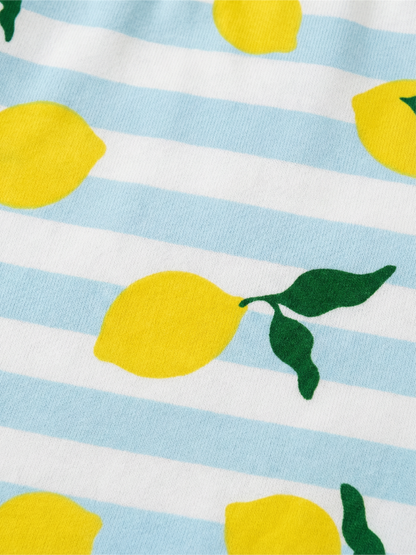 Lemon Stripe Breeze | Kratke hlače za djevojčice
