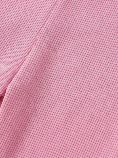 Sweet Ribbed Hug | Capri tajice za djevojčice